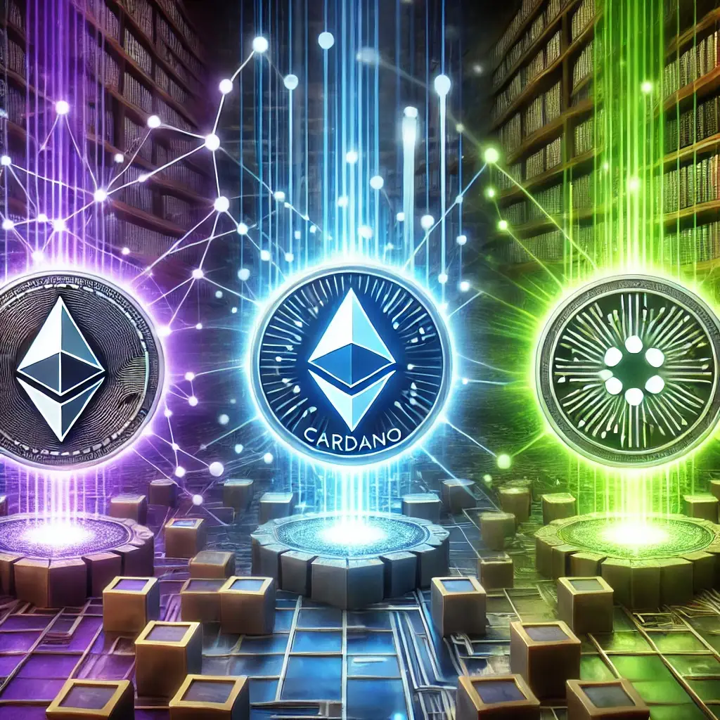 Ethereum, Cardano und Solana Vergleich