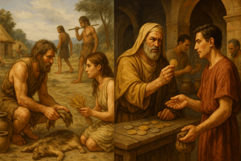 Vom Tauschhandel zum ersten Geld